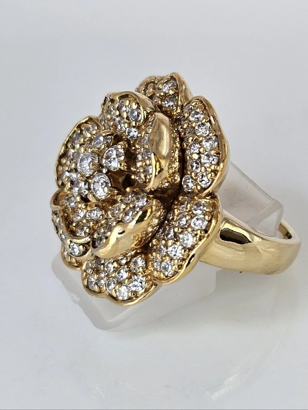 Vintage 3D Ross Simons 18K Vermeil Ring Size 8.5-9